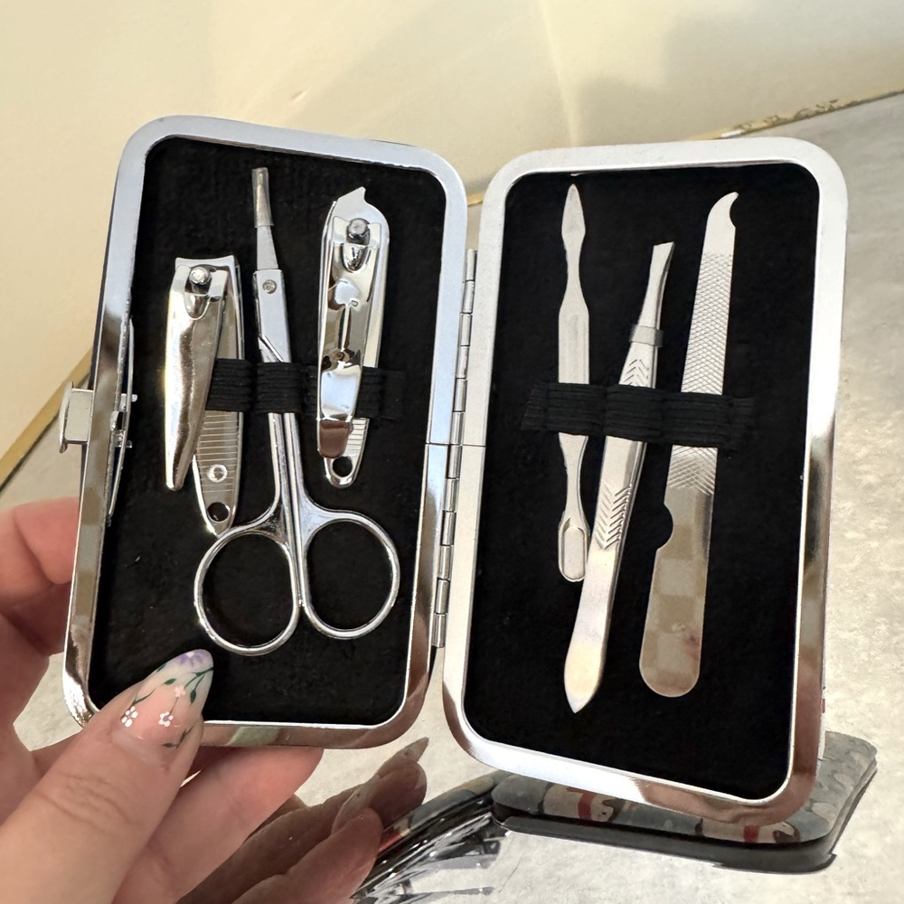 Brand New Silver Manicure Set